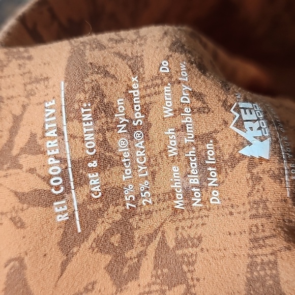 Rei Cooperative Small Orange Autumn Fall Color Leggings - Picture 5 of 6